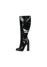 PATENT LEATHER HORSEBIT BOOTS 37.5