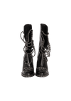 CHAIN LINK OBSESSION COMBAT BOOTS 38