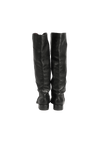 CHANEL CC RIDING KNEE HIGH BOOTS  39.5