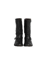 INTERLOCKING CC LOGO BOOTS 36.5