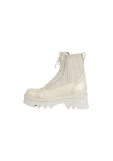 LEATHER SOCK BOOTS 37