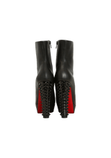 LEATHER SPIKE BOOTS 34.5