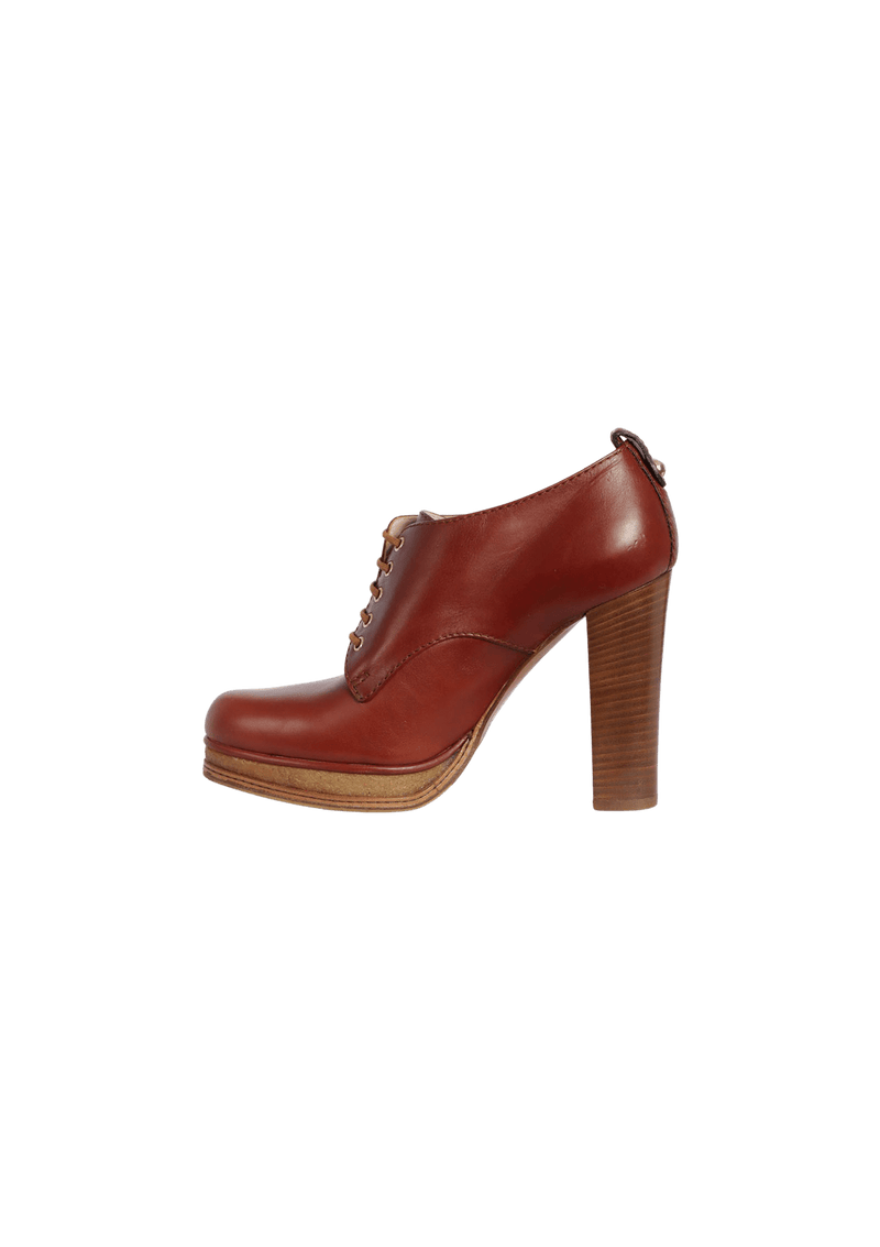 LEATHER ANKLE BOOTS 36