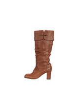 LEATHER BOOTS 36