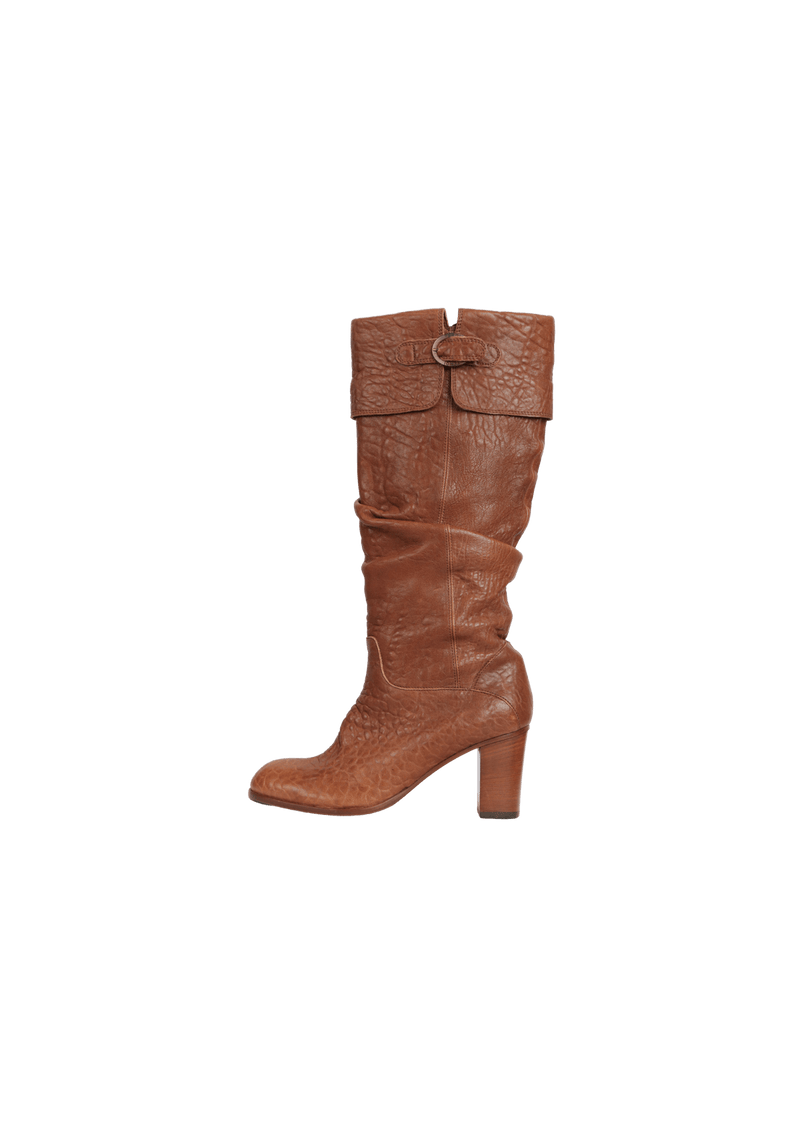 LEATHER BOOTS 36