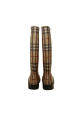 HAYMARKET CHECK RUBBER BOOTS 36.5