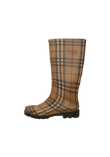 HAYMARKET CHECK RUBBER BOOTS 36.5