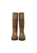 HAYMARKET CHECK RUBBER BOOTS 36.5