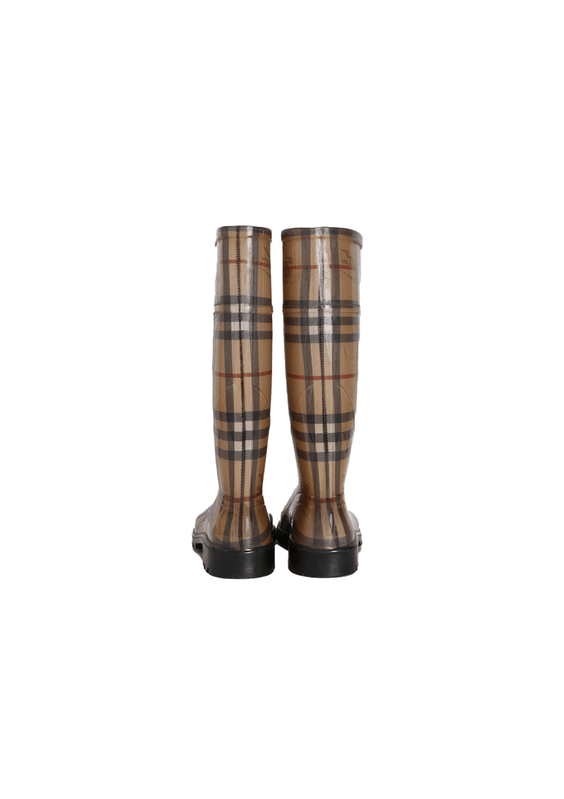 HAYMARKET CHECK RUBBER BOOTS