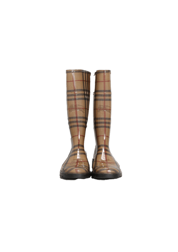 HAYMARKET CHECK RUBBER BOOTS