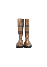 HAYMARKET CHECK RUBBER BOOTS