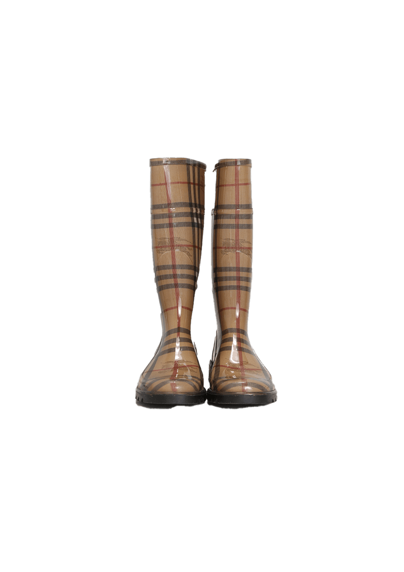 HAYMARKET CHECK RUBBER BOOTS