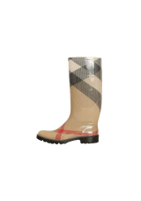 HOUSE CHECK RUBBER BOOTS 35