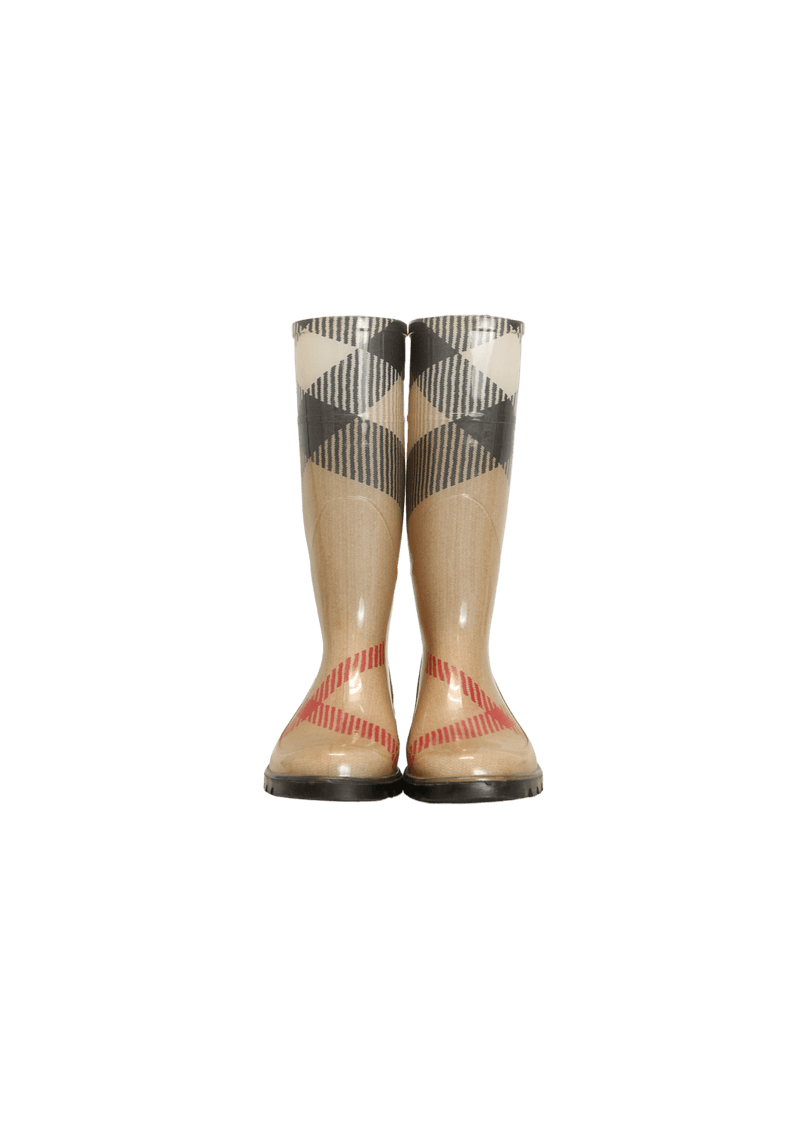 HOUSE CHECK RUBBER BOOTS 35