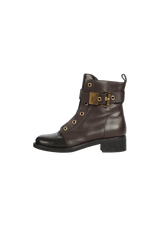 LEATHER BOOTS 38.5