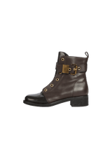 LEATHER BOOTS 38.5