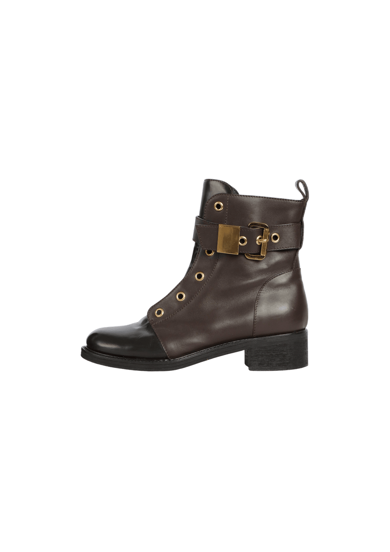 LEATHER BOOTS 38.5