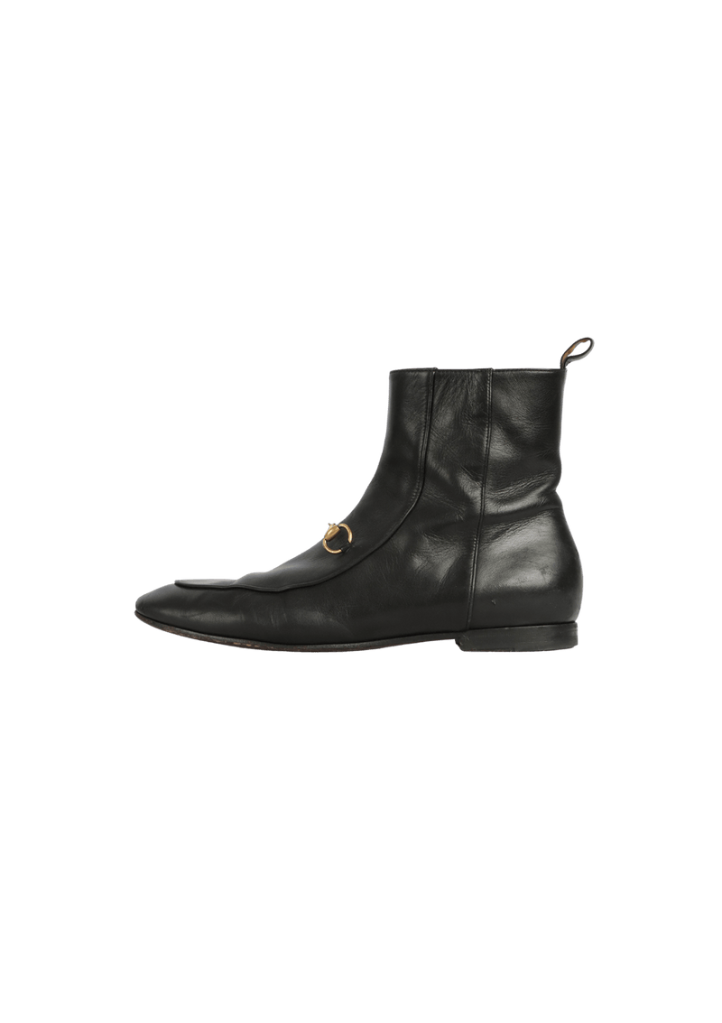 Gucci jordaan sales leather ankle boot