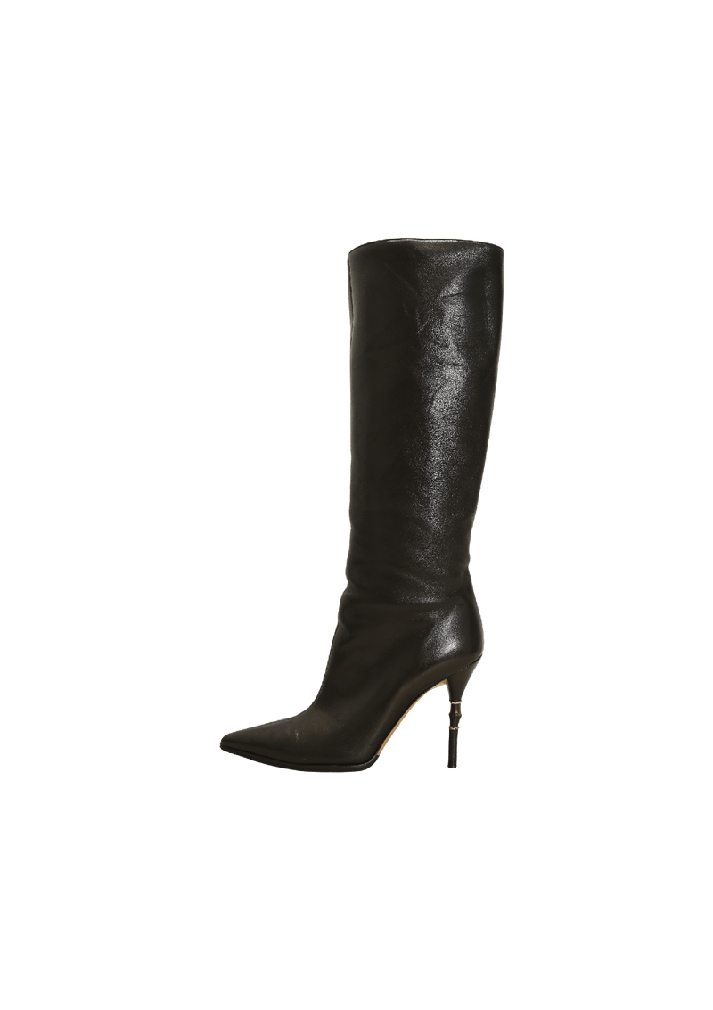 LEATHER BOOTS 36