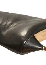 LEATHER BOOTS 36