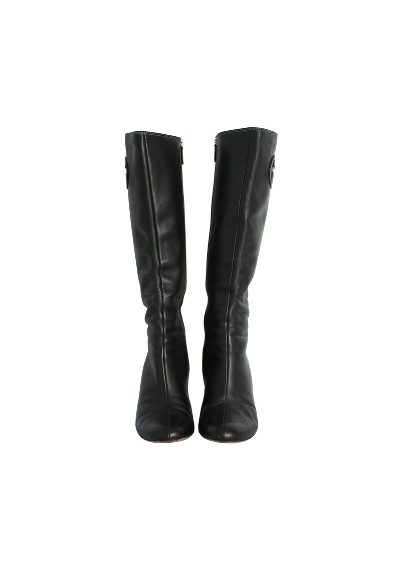 LEATHER BOOTS 36.5