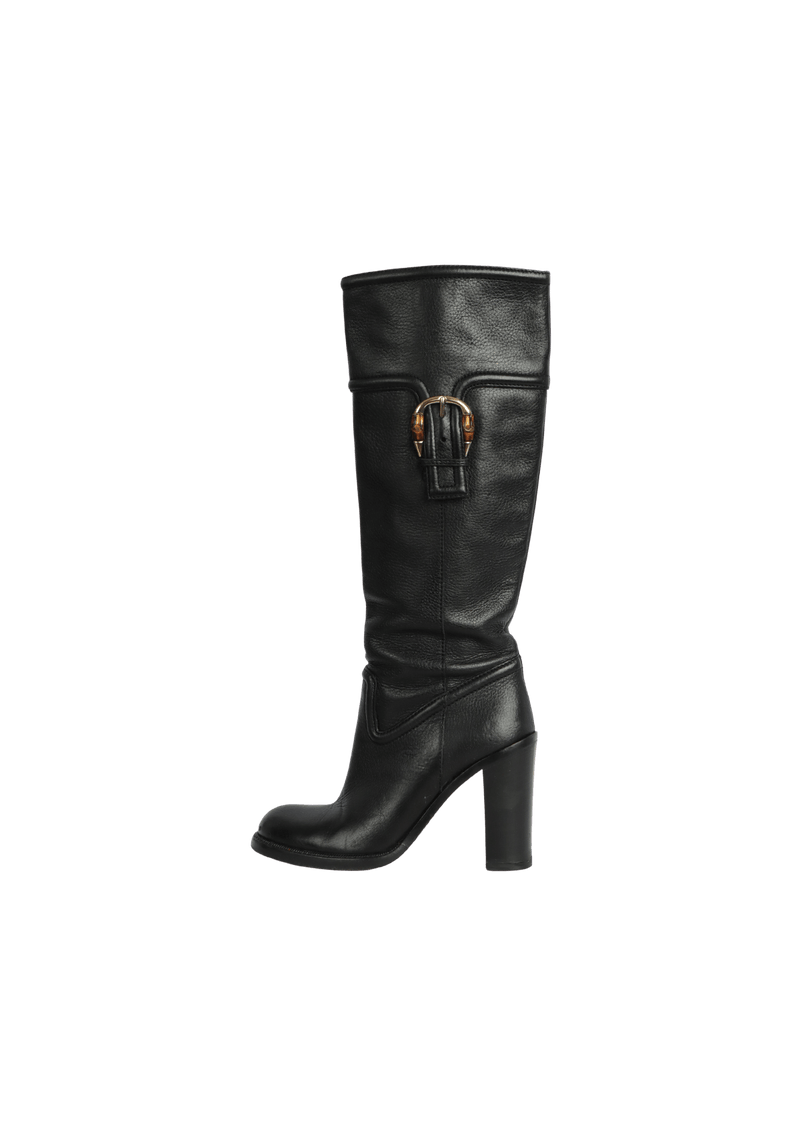 LEATHER BOOTS 37