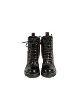 MONOGRAM STAR TRAIL ANKLE BOOTS 34