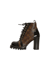 MONOGRAM STAR TRAIL ANKLE BOOTS 36
