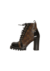 MONOGRAM STAR TRAIL ANKLE BOOTS 36