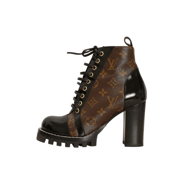 Bota Louis Vuitton Ankle Boots Preta Original - GWF402