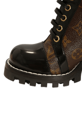 MONOGRAM STAR TRAIL ANKLE BOOTS 36