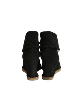 MONOGRAM SUEDE BOOTS 39