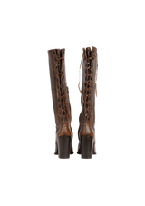 LEATHER BOOTS 36