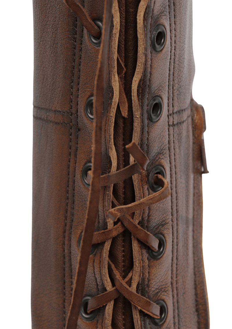 LEATHER BOOTS 36