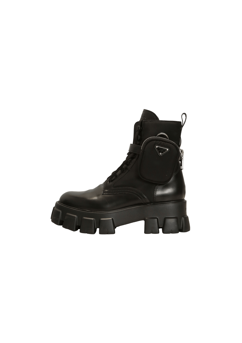 BOTA PRADA MONOLITH COMBAT BOOTS 40 PRETO ORIGINAL – Gringa