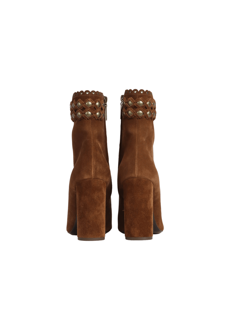 SUEDE BOOTS 38