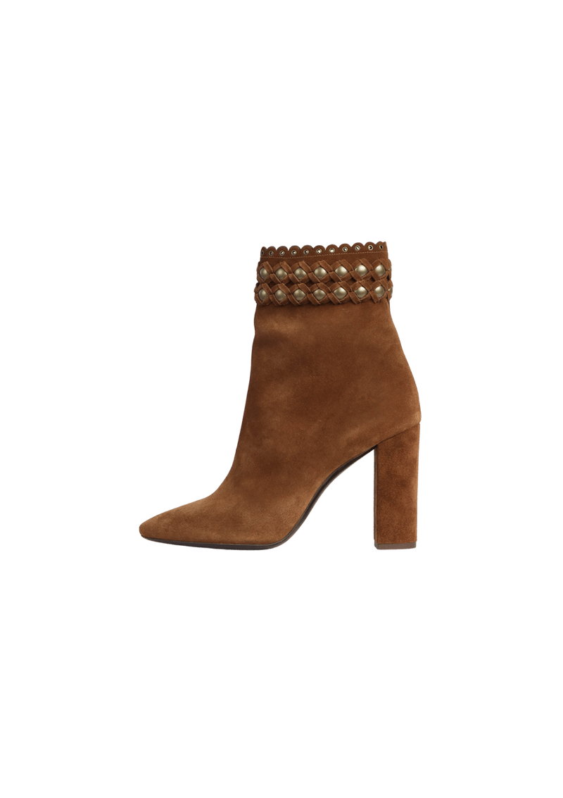 SUEDE BOOTS 38