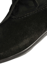 SUEDE FUR BOOTS 37