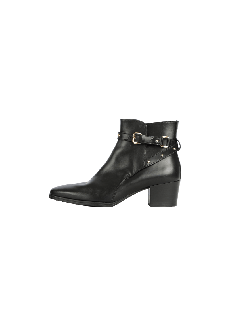 LEATHER BOOTS 36.5