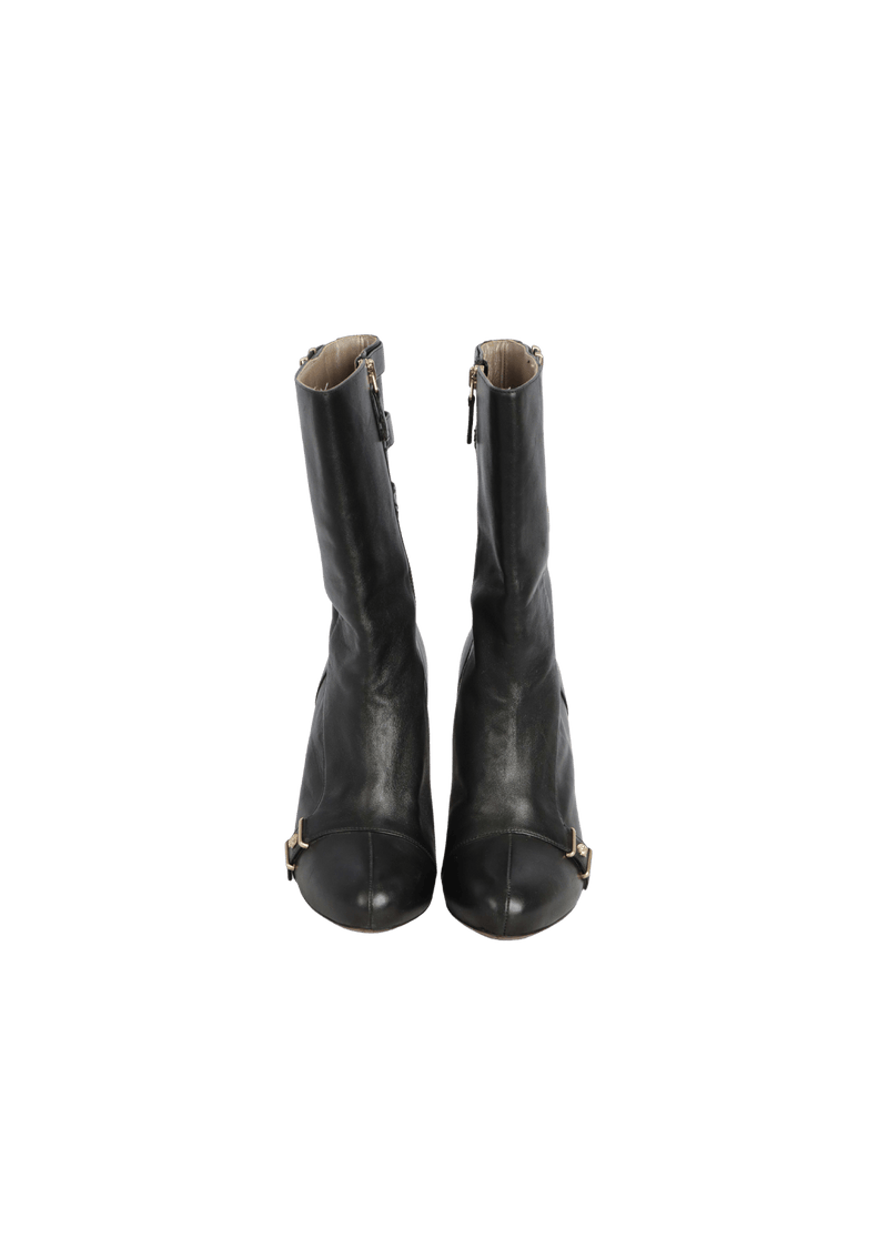 LEATHER BOOTS 35