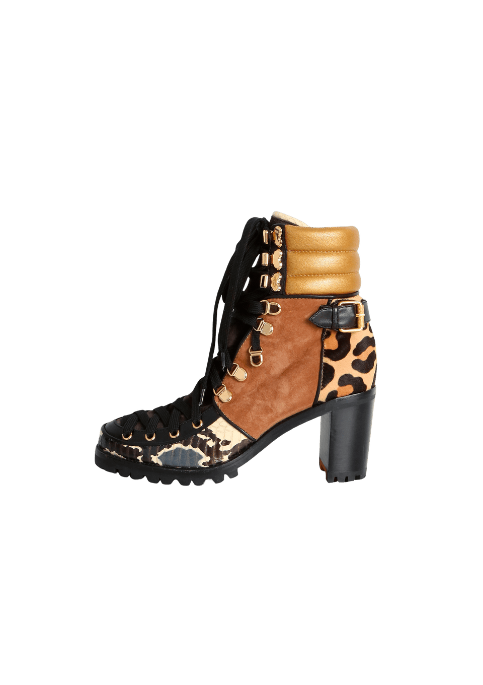 ANIMAL PRINT BOOTS 37