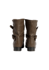 LEATHER BOOTS 38