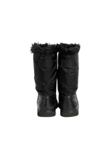 LEATHER SNOW BOOTS 37.5