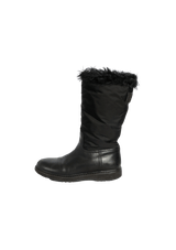 LEATHER SNOW BOOTS 37.5