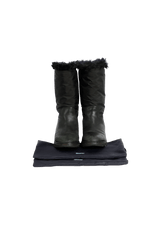 LEATHER SNOW BOOTS 37.5