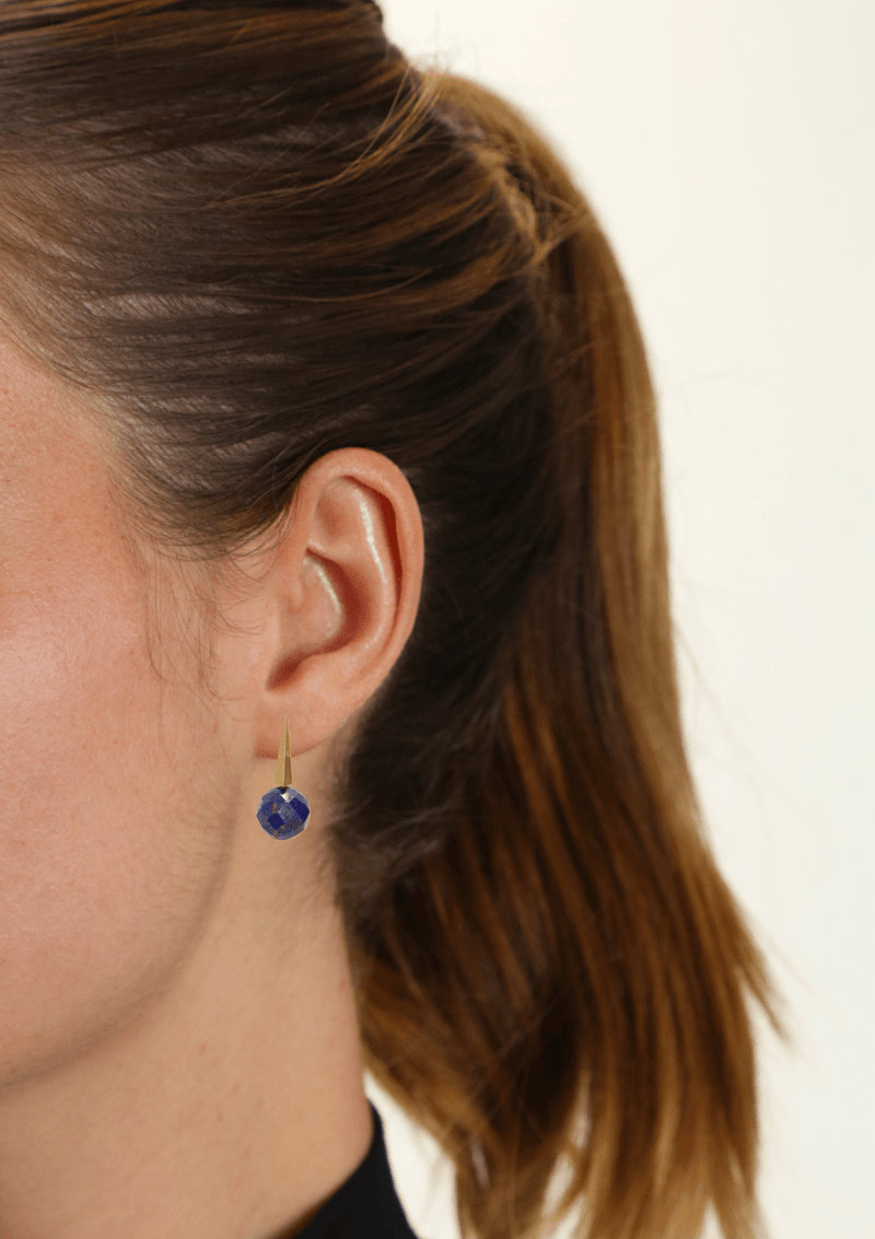 LAPIS LAZULI 18K EARRINGS