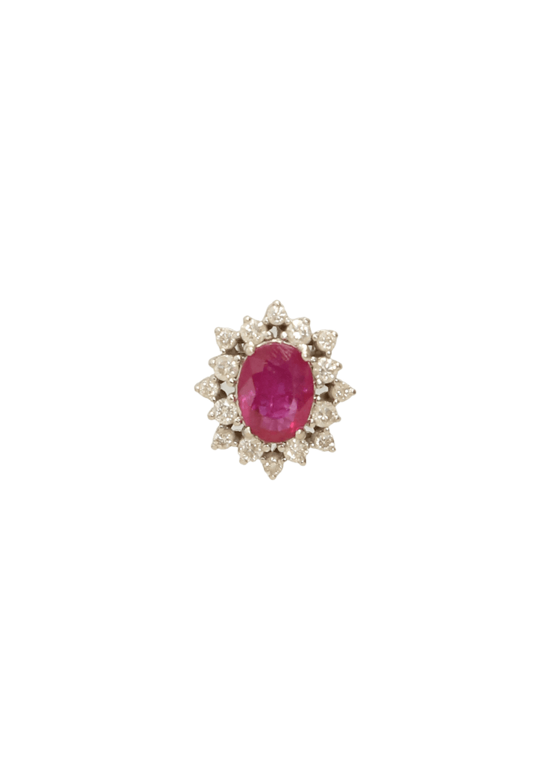 RUBY EARRING