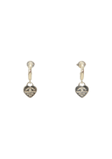 RETURN TO TIFFANY 925 DIAMONDS HOOP EARRINGS