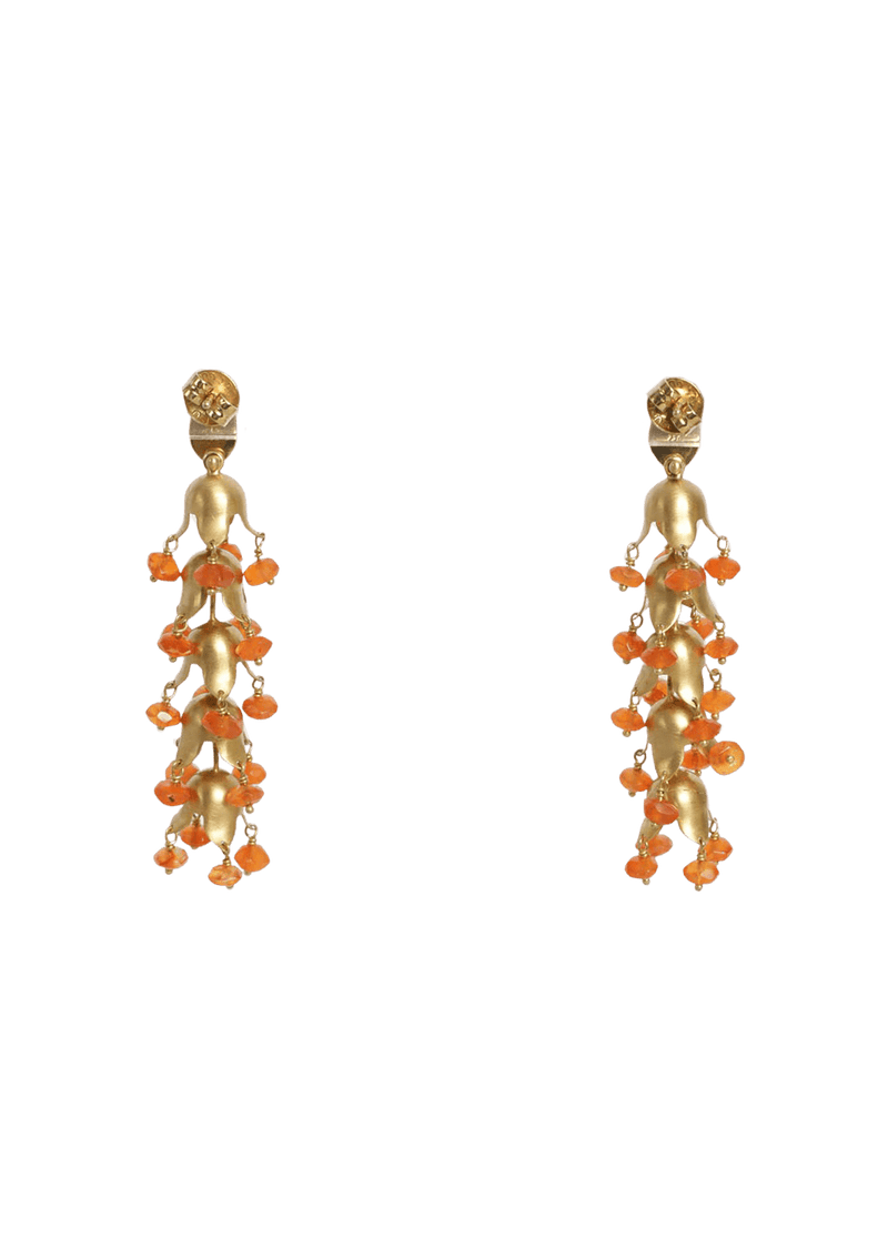 CARNELIAN 18K EARRINGS