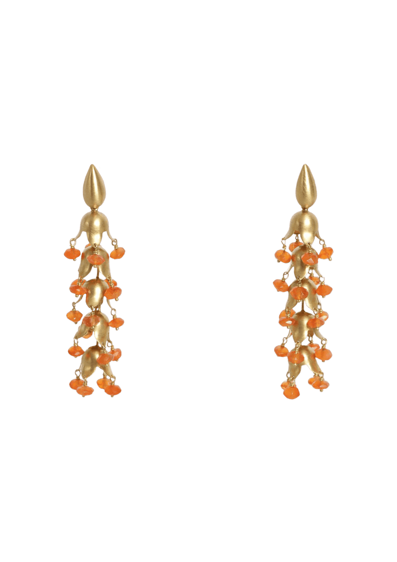 CARNELIAN 18K EARRINGS